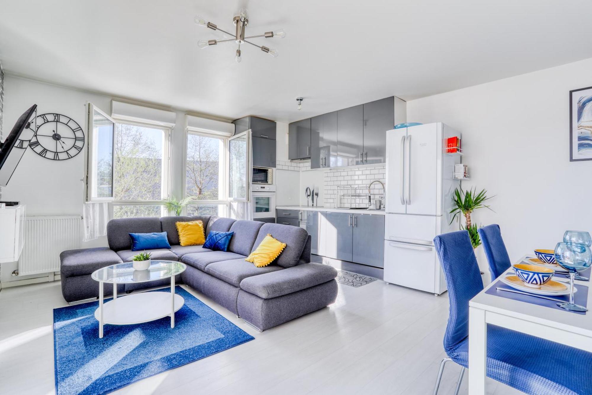 "Le Serenity ", Appartement Spacieux ,Balcon, Parking Prive Gratuit, Netflix, Proche Cdg Et Stade De France Stains Εξωτερικό φωτογραφία