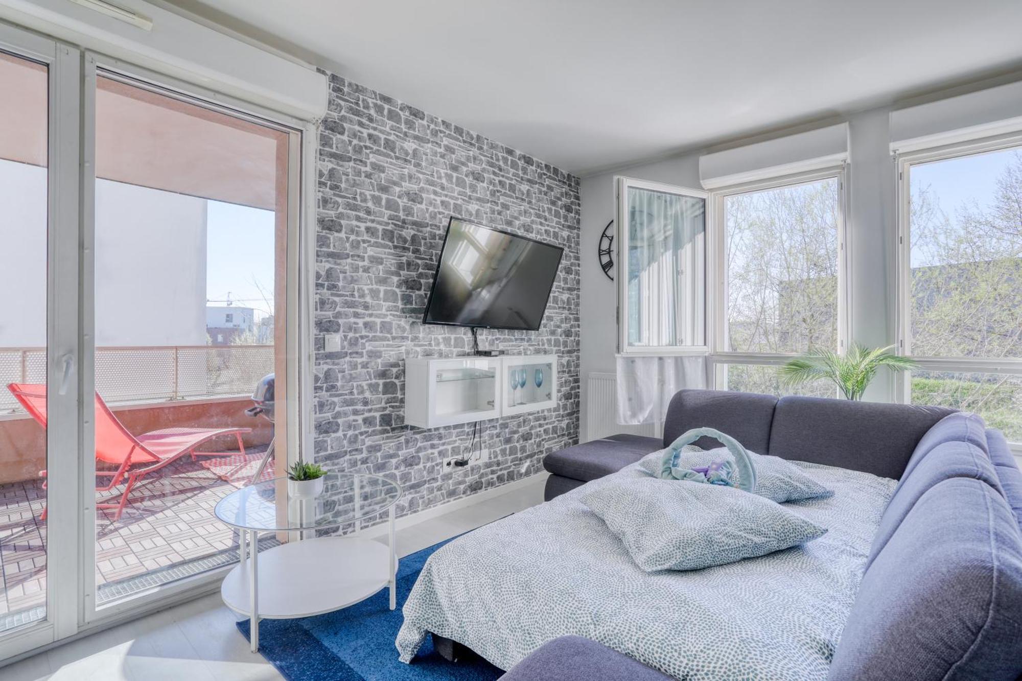 "Le Serenity ", Appartement Spacieux ,Balcon, Parking Prive Gratuit, Netflix, Proche Cdg Et Stade De France Stains Εξωτερικό φωτογραφία