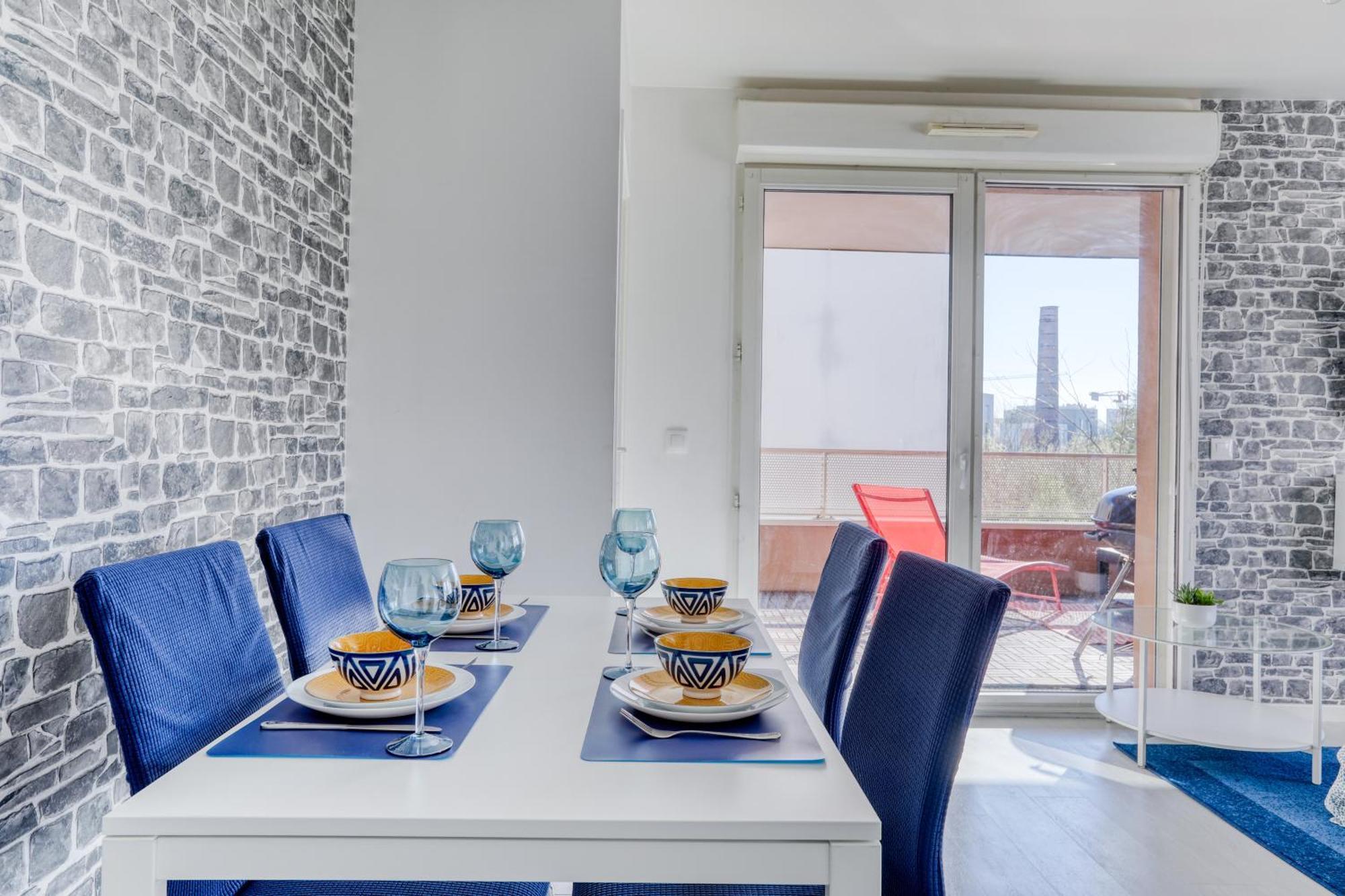"Le Serenity ", Appartement Spacieux ,Balcon, Parking Prive Gratuit, Netflix, Proche Cdg Et Stade De France Stains Εξωτερικό φωτογραφία
