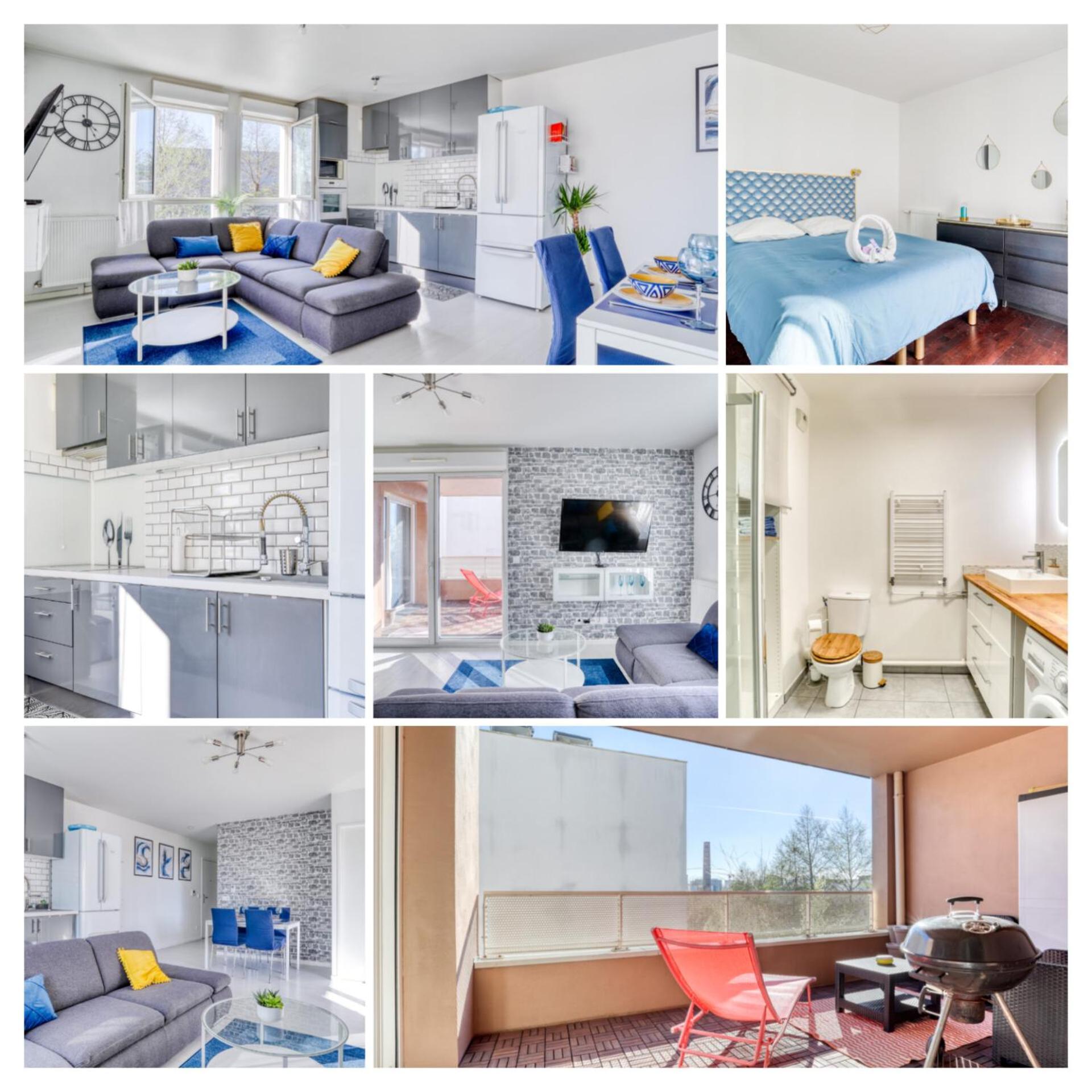 "Le Serenity ", Appartement Spacieux ,Balcon, Parking Prive Gratuit, Netflix, Proche Cdg Et Stade De France Stains Εξωτερικό φωτογραφία