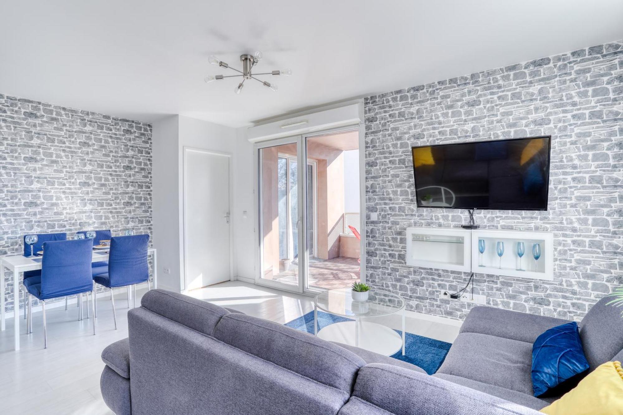 "Le Serenity ", Appartement Spacieux ,Balcon, Parking Prive Gratuit, Netflix, Proche Cdg Et Stade De France Stains Εξωτερικό φωτογραφία